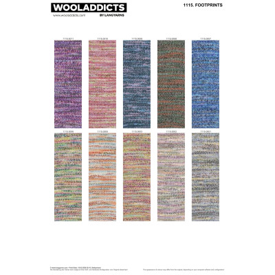 Footprints 19 - modrá příze WOOLADDICTS by LANG YARNS