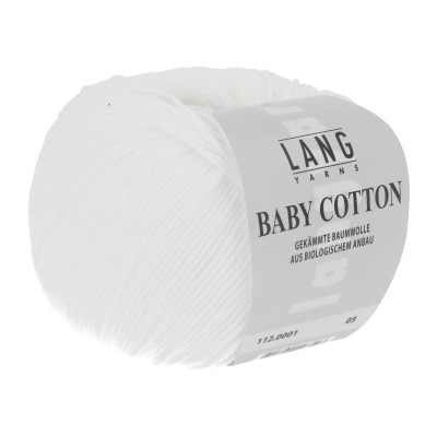 Baby Cotton 1 - bílá příze LANG YARNS