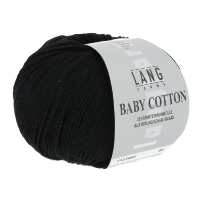 Baby Cotton 4 - černá příze LANG YARNS