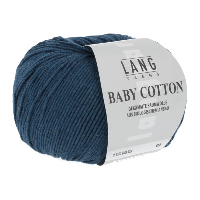 Baby Cotton 35 - modrá příze LANG YARNS