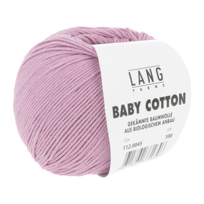 Baby Cotton 45 - fialová příze LANG YARNS