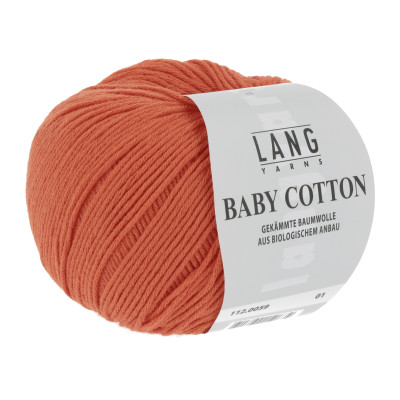 Baby Cotton 59 - oranžová příze LANG YARNS
