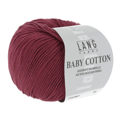 Baby Cotton 61 - červená příze LANG YARNS