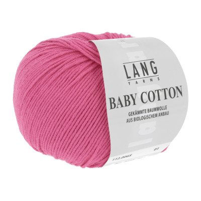 Baby Cotton 65 - růžová příze LANG YARNS