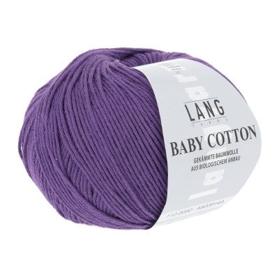 Baby Cotton 80 - fialová příze LANG YARNS