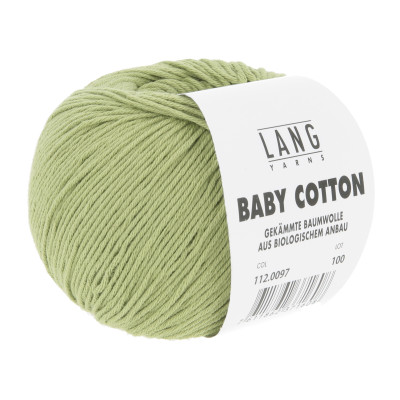 Baby Cotton 97 - zelená příze LANG YARNS