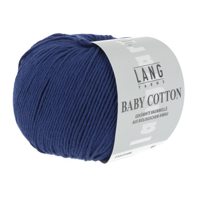 Baby Cotton 106 - modrá příze LANG YARNS