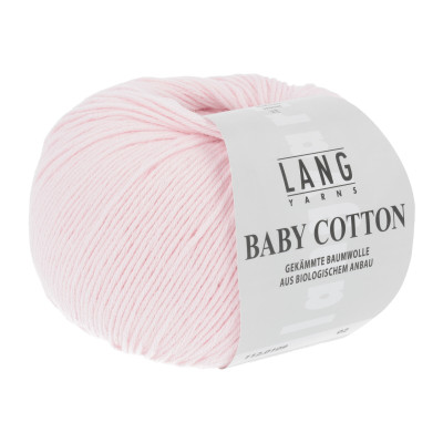Baby Cotton 109 - růžová příze LANG YARNS
