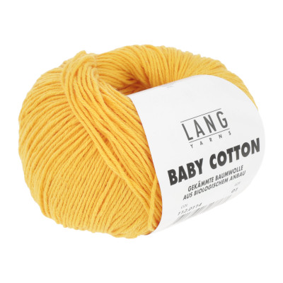 Baby Cotton 114 - žlutá příze LANG YARNS