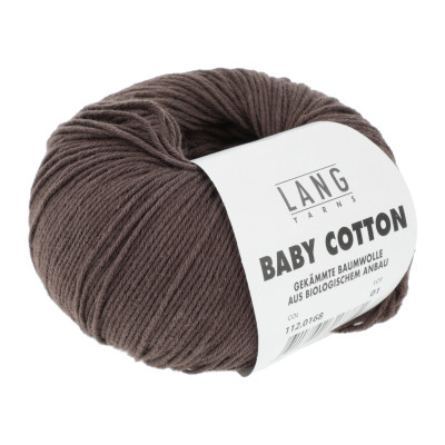 Baby Cotton 168 - hnědá příze LANG YARNS