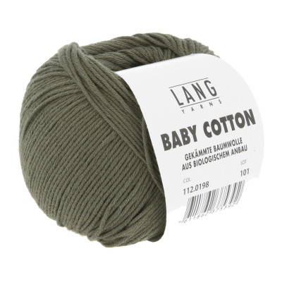 Baby Cotton 198 - zelená příze LANG YARNS