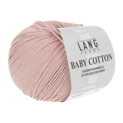 Baby Cotton 209 - růžová příze LANG YARNS