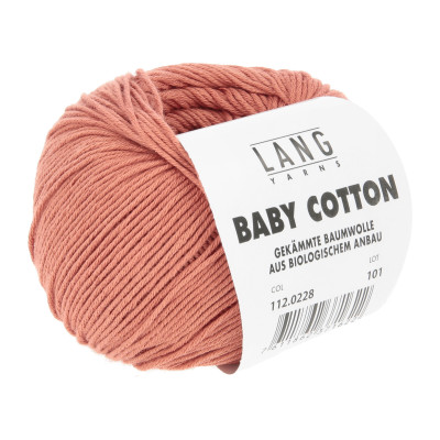 Baby Cotton 228 - oranžová příze LANG YARNS