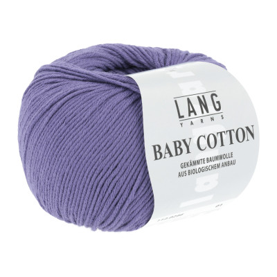 Baby Cotton 246 - fialová příze LANG YARNS