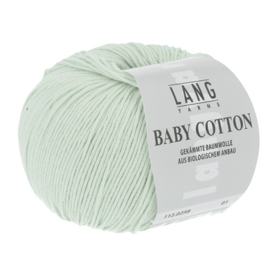 Baby Cotton 258 - zelená příze LANG YARNS