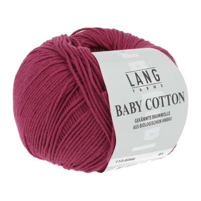 Baby Cotton 266 - červená příze LANG YARNS