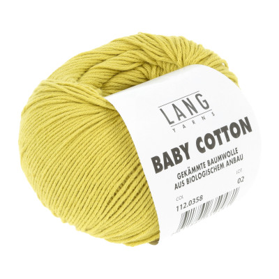 Baby Cotton 358 - zelená příze LANG YARNS