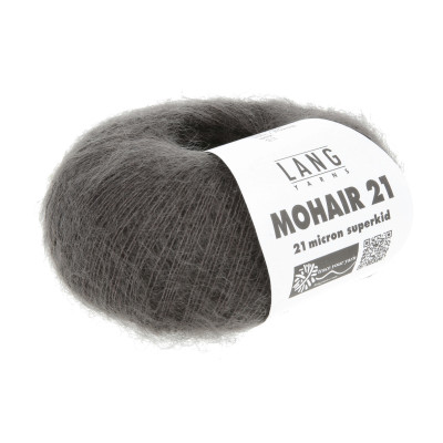 Mohair 21 68 - hnědá příze LANG YARNS