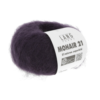 Mohair 21 90 - fialová příze LANG YARNS