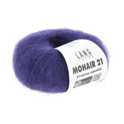 Mohair 21 190 - modrá příze LANG YARNS