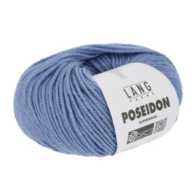 Poseidon 33 - modrá příze LANG YARNS
