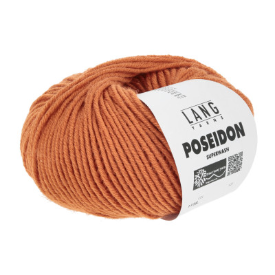 Poseidon 59 - oranžová příze LANG YARNS