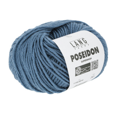 Poseidon 74 - modrá příze LANG YARNS