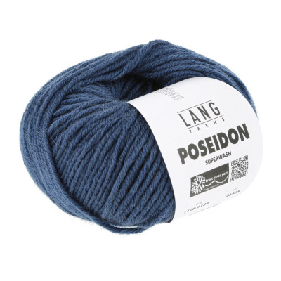 Poseidon 134 - modrá příze LANG YARNS