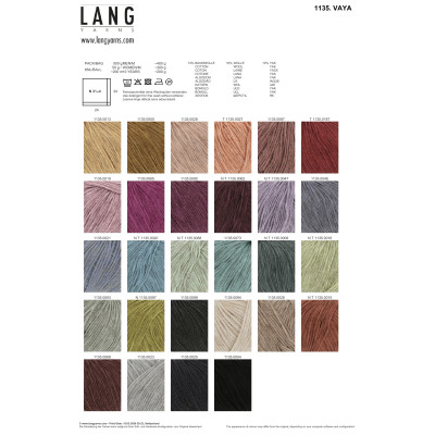 Vaya 50 - žlutá příze LANG YARNS