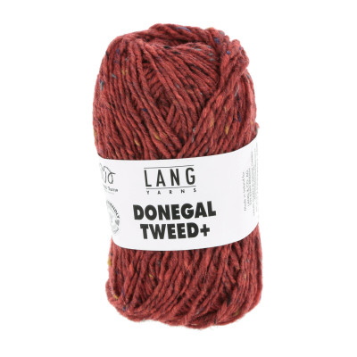 Donegal Tweed+ 60 - červená příze LANG YARNS