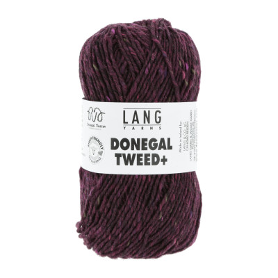 Donegal Tweed+ 66 - červená příze LANG YARNS
