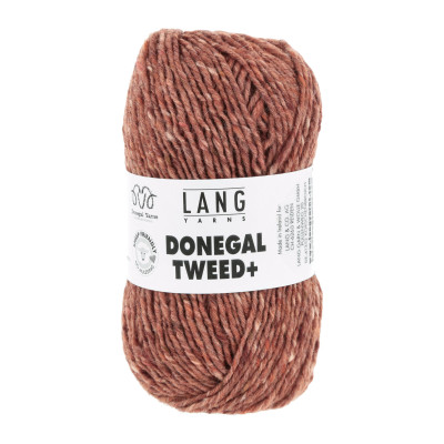 Donegal Tweed+ 87 - oranžová příze LANG YARNS