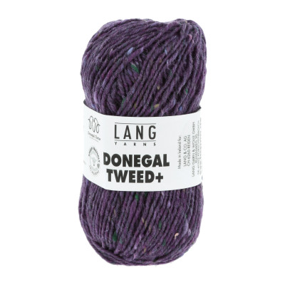 Donegal Tweed+ 90 - fialová příze LANG YARNS