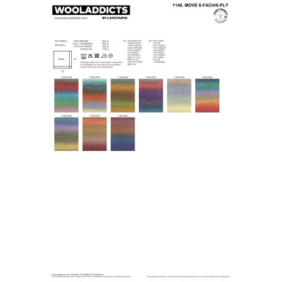 Move 6-nitka 8 - modrá příze WOOLADDICTS by LANG YARNS