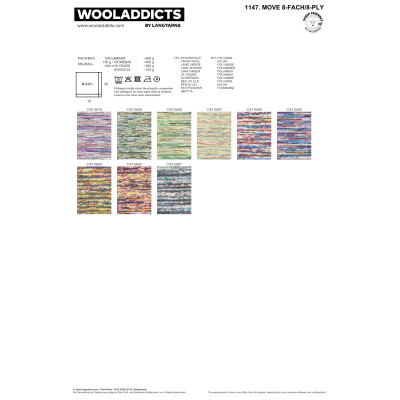 Move 8-nitka/8-nitka 10 - modrá příze WOOLADDICTS by LANG YARNS