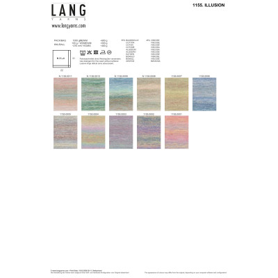 Illusion 1 - žlutá příze LANG YARNS