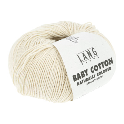 Baby Cotton Naturally Colored 1 - bílá příze LANG YARNS