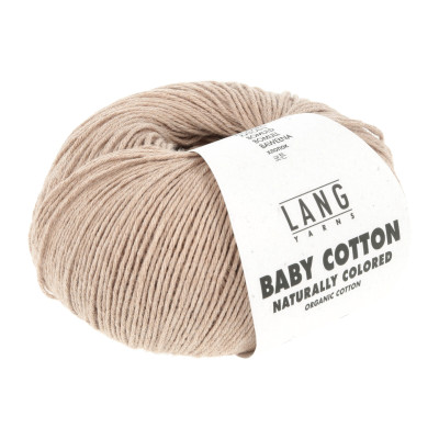Baby Cotton Naturally Colored 7 - hnědá příze LANG YARNS