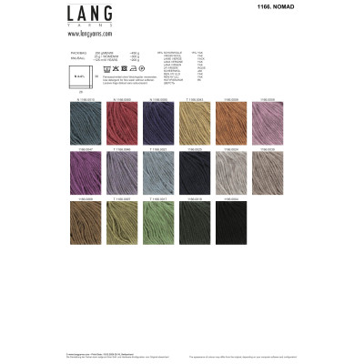 Nomad 47 - fialová příze LANG YARNS