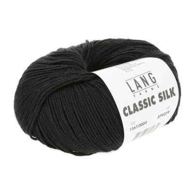 Classic Silk 4 - černá příze LANG YARNS