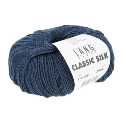 Classic Silk 25 - modrá příze LANG YARNS