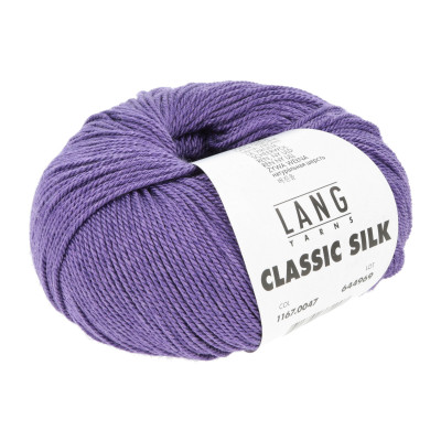 Classic Silk 47 - fialová příze LANG YARNS