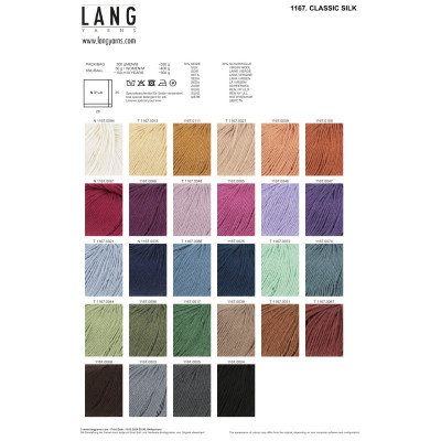 Classic Silk 66 - červená příze LANG YARNS