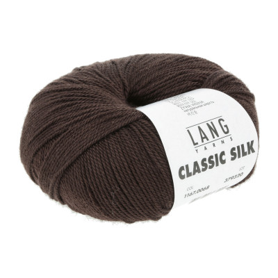 Classic Silk 68 - hnědá příze LANG YARNS