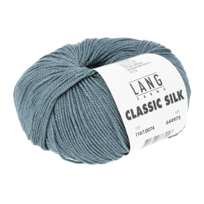 Classic Silk 74 - modrá příze LANG YARNS