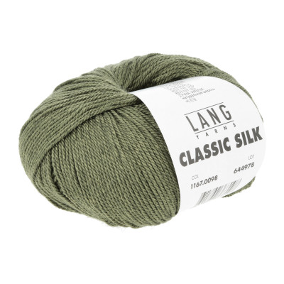Classic Silk 98 - zelená příze LANG YARNS