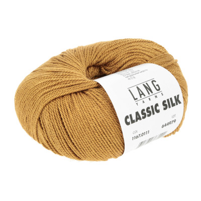 Classic Silk 111 - žlutá příze LANG YARNS