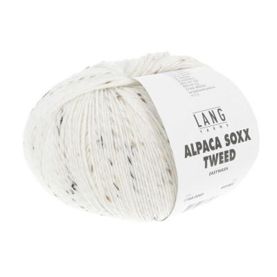 Alpaca Soxx Tweed 2 - bílá příze LANG YARNS