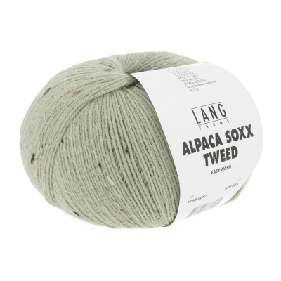 Alpaca Soxx Tweed 97 - zelená příze LANG YARNS