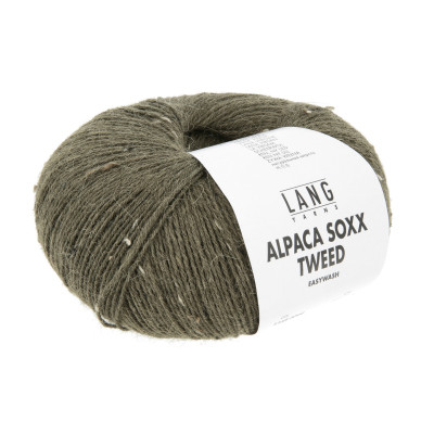 Alpaca Soxx Tweed 99 - zelená příze LANG YARNS